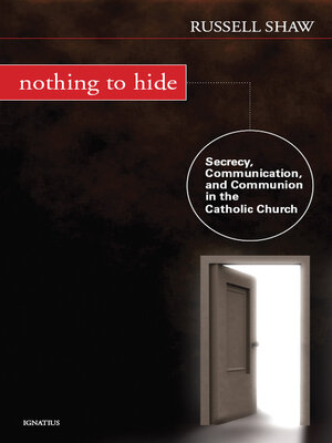 cover image of Nothing to Hide
